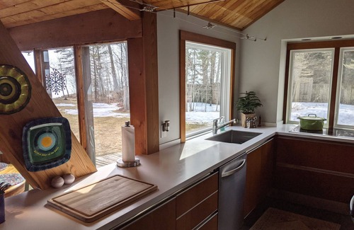 Belgium House | "A" frame cottage on the shore of Lake Michigan