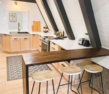 Rosa House | A-frame Retreat On Private Pond