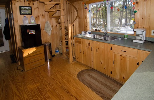 Vienna House | A Private 7-Acre Island Sanctuary on Flying Pond in Maine’s Scenic Lake Country