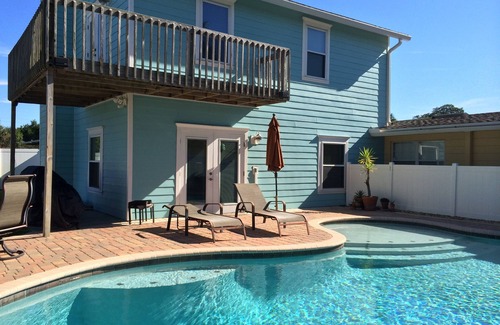 Jacksonville Beach House | A Shore Thing! Special Rates! Private Heated Salt Pool, 4KTVs! Walk to Beach!