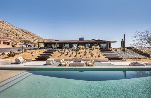 Desert Hot Springs House | Addendum Estate - 2 Pools, Panoramic Views & Luxe Privacy for Groups