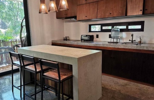 Chemuyil Apartment | Agua & Selva Luxury loft in the Mayan Jungle