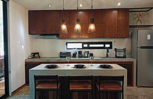 Chemuyil Apartment | Agua & Selva Luxury loft in the Mayan Jungle