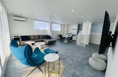 Hakata-ku Villa | Airport Terrace 1棟2階建貸切ヴィラ大型バルコニー サウナ 駐車場 ペット 屋内BBQ