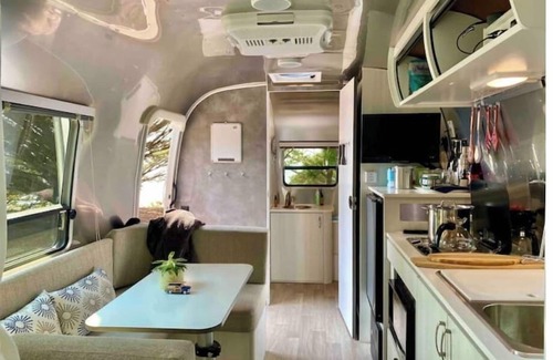 Half Moon Bay House | Airstream Coastal Hideaway Sunset