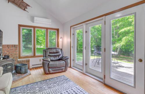 Alden House | Alden Home with Fire Pit Steps to Torch Lake!