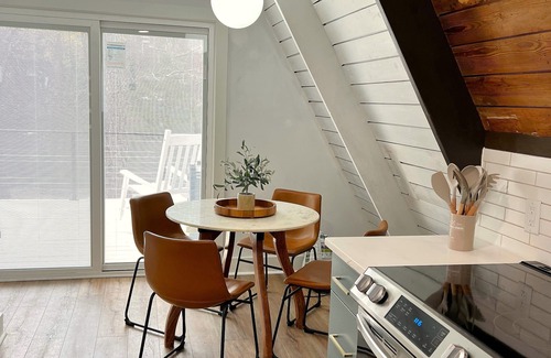 Bynum Cabin | Amazing A-Frame cabin, luxury amenities. Weekly-monthly rental starts Sept 1.