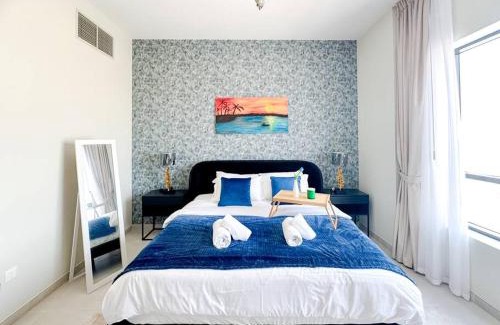 Dubai Apartment | Amazing Pool View 1 Bedroom in Tulip Oasis 9 at Majan