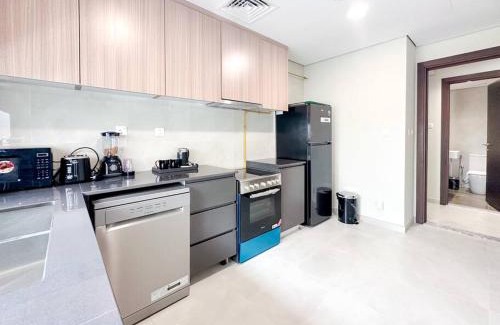 Dubai Apartment | Amazing Pool View 1 Bedroom in Tulip Oasis 9 at Majan