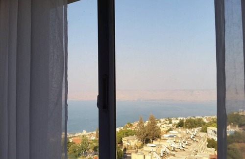 Tiberias Apartment | Amazing Sea of Galilee View Room