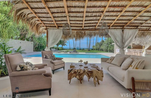 Las Terrenas Villa | Amazing unique beachfront Luxury villa Cap Bonita offers breathtaking ocean view