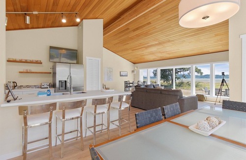 Long Beach House | Amazing Views, Private, Fenced Yard, Pets Ok - On the Bay