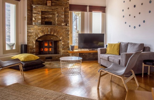 Andros Town Villa | Anastasis Luxury Villa Andros with Heated Pool