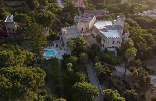 Sant'Andrea Bonagia Villa | Antica Fortezza Villa Fontana - large garden, private pool and maximum privacy