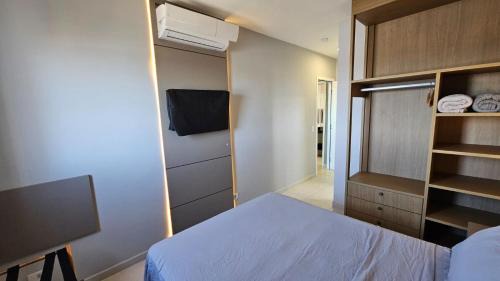 Vila Anhanguera Apartment | Ap frente mar com ar-condicionado e varanda gourmet