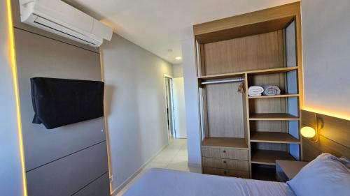 Vila Anhanguera Apartment | Ap frente mar com ar-condicionado e varanda gourmet