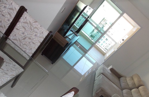 Niteroi Apartment | Ap1401: New, 2Q (1 suite), Wifi, garage, pool, balcony c barbecue and sea view