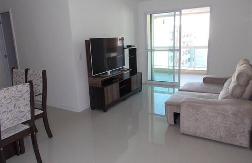 Niteroi Apartment | Ap1401: New, 2Q (1 suite), Wifi, garage, pool, balcony c barbecue and sea view