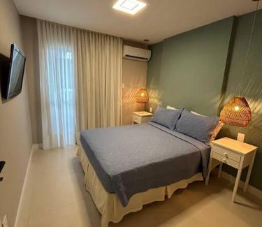 Centro Apartment | Apart Guarapari Residence Charmoso e Finamente Decorado! Quadra do Mar