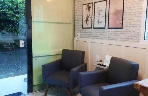 Canoas Apartment | Apartamento Container com pátio, vaga para carro e Split