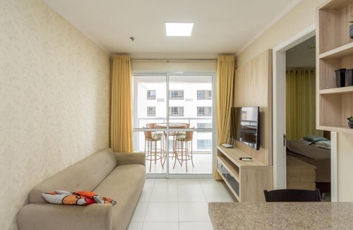 Goiania Apartment | Apartamento de 1 quarto - Edifício Metropolitan Barcelona - JARDIM GOIAS - Wi-fi - Garagem - MB1307B