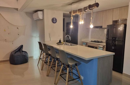 Bocagrande Apartment | Apartamento Navy 2 habitaciones