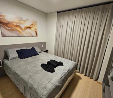 Centro Apartment | Apartamento Suíte e 1Q Premium Centro com Piscina, Academia e Garagem