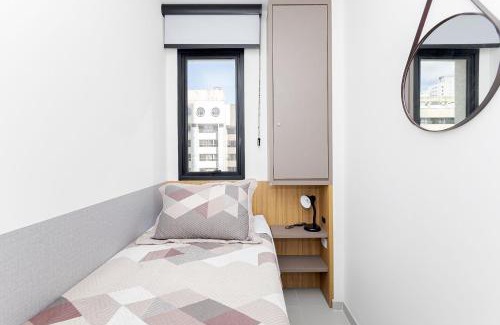 Matriz Apartment | Apartamentos para 5 pessoas com Piscina e Academia no Centro