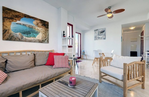 Bahia de Casares Apartment | Apartment "Beautiful Penthouse" with Sea View, Shared Pool & Wi-Fi