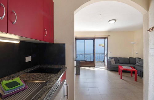 Puerto Naos Apartment | Apartment 'Moijama 8' with Sea View, Shared Pool and Wi-Fi