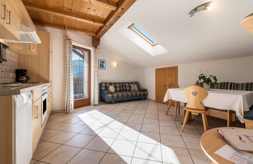 Fie allo Sciliar Apartment | Apartment "Gfinkerhof Mendel" with Mountain View, Shared Terrace & Wi-Fi