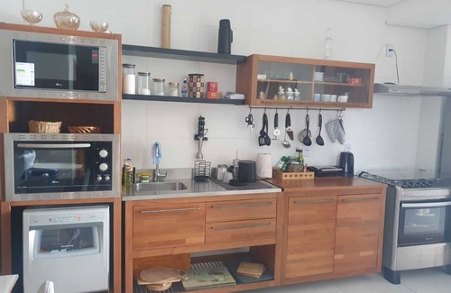 Nossa Senhora de Fatima Apartment | Apartment in a club condominium, facing the sea, with barbecue on the balcony.