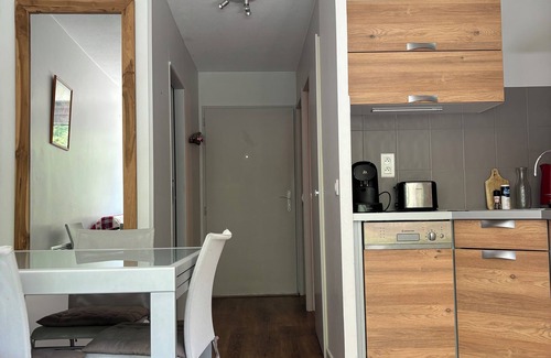 La Feclaz Apartment | Apartment in the center of Féclaz ski resort with swimming pool