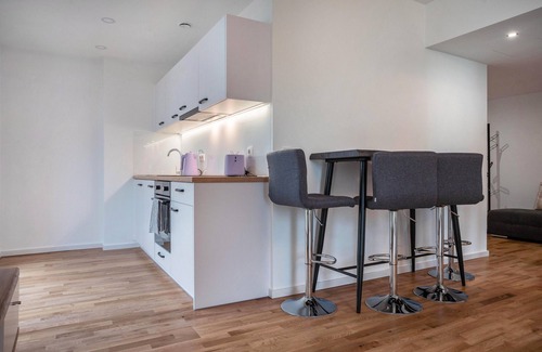 Greifswald Apartment | Apartment 'Modernes Loft Mit Terrasse' with Private Garden and Wi-Fi