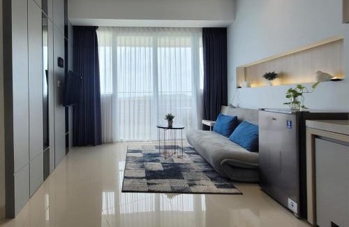 Batam Apartment | Apartment Nuvasa Bay Nongsa, Kalani 1BR 12th, Sea & Golf View