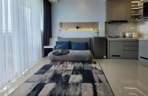 Batam Apartment | Apartment Nuvasa Bay Nongsa, Kalani 1BR 12th, Sea & Golf View