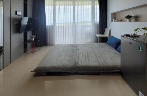 Batam Apartment | Apartment Nuvasa Bay Nongsa, Kalani 1BR 12th, Sea & Golf View
