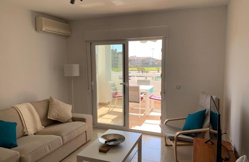 Almerimar Apartment | Apartment on Top Beach location next to the 27h golf and marina
