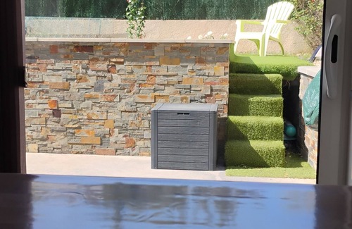 Cabestany Apartment | Apartment T1 28m2 on the ground floor of our home with garden and shared pool.