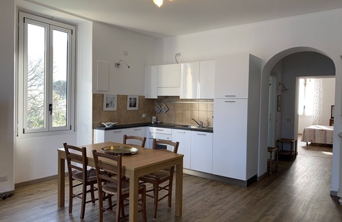 Claino Con Osteno Apartment | Apartment with garden, direct access to the lake in ancient villa