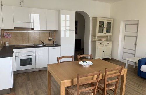 Claino Con Osteno Apartment | Apartment with garden, direct access to the lake in ancient villa