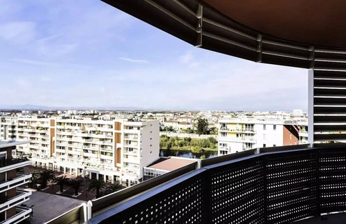 Clemenceau Apartment | Appart'Hotel Sea & Golf City Perpignan Center* - Comfort Twin Studio 1 or 2 People Balcony