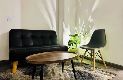 Calle 100 Apartment | Apt with private jacuzzi sauna sauna fireplace cinema and gym king size bed 93 park