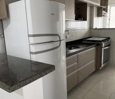 Praia Grande Apartment | Apto com Ar condicionado e churrasqueira