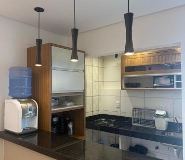 Guaibim Apartment | Apto com piscinas e pé na areia