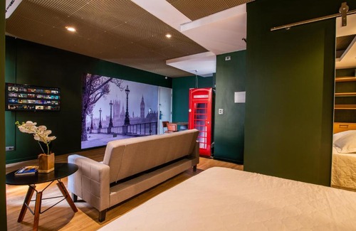 Centro Apartment | Apto Londrina Flat Hotel 704, 43 m2 , luxe, c jacuzzi
