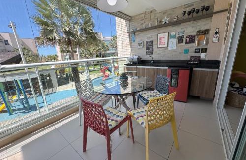 Aquiraz Apartment | Apto nascente completo no Riviera Beach Place l 3 suítes