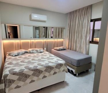 Bombas Apartment | Apto novo 2 suítes, alto padrão, familiar, piscina aquecida no condomínio, 1 quadra mar