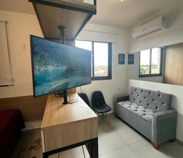 Sao Carlos Apartment | APTO TESLA Novo,com Piscina e Ar condicionado