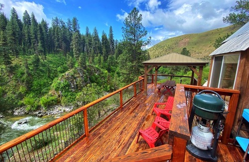 Garden Valley Cabin | Awesome Views of the Southfork Payette, Hot Tub and Room to Roam